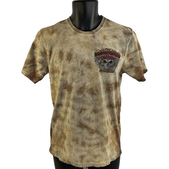 Mens Harley-Davidson 2022 Myrtle Beach Graphic T-Shirt Sz S Biker Tie Dyed - Picture 3 of 9